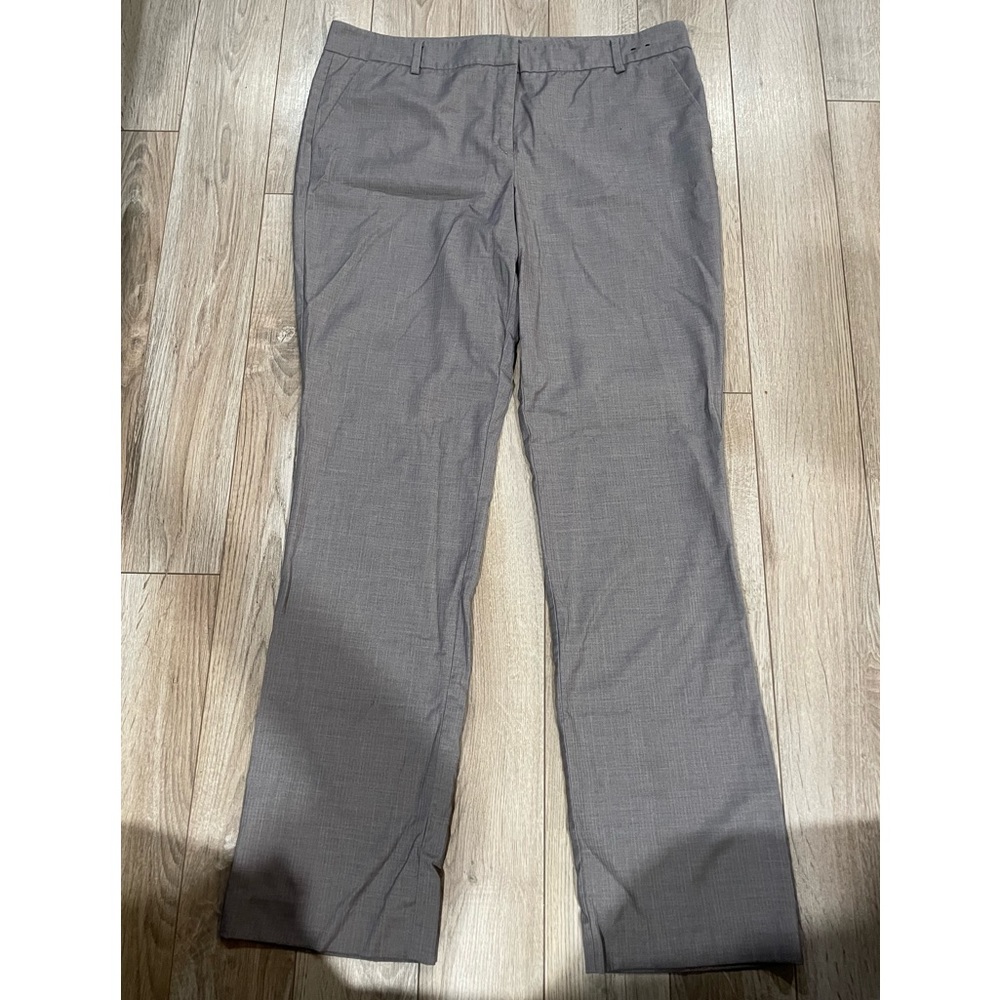 NWOT - New York & Company gray with faint light blue stripes. Size 14 Tall
